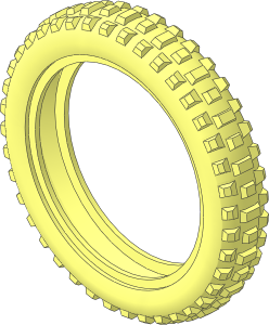 Tyre 19/ 67 x 75 Motorcycle with Motocross Tread