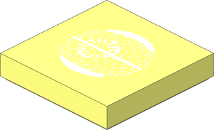 Tile  2 x  2 with SW Death Star Pattern