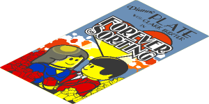 Sticker  6.4 x  3.4 with "FOREVER SORTING" Movie Poster