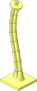 Plant Tree Palm Base  4 x  4