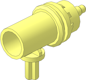 ~Pneumatic Fire Hose Nozzle Handle with Bladder or Hose Attachment