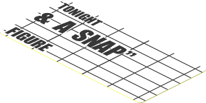 Sticker  1.8 x  3.8 with "& A SNAP" Sign