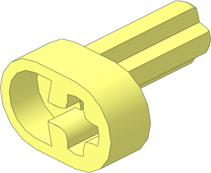 Technic Engine Crankshaft with Slot