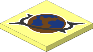 Tile  4 x  4 with Arctic Explorer Symbol Pattern