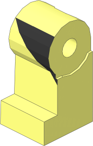 Minifig Leg Right with Black Leotard Pattern
