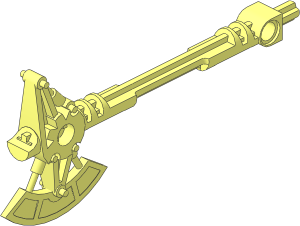 Constraction Weapon Axe Large with Axle