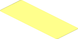 ~Sticker Back  1.3 x  3.3