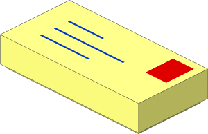 Tile  1 x  2 with Letter Pattern