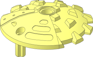 Constraction Shield  5 x  5 with Circular Grinder