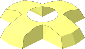 Technic Axle End Beveled with Steel Axle Hole