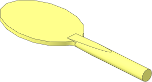Maxifig Tool Oar with Bar Handle