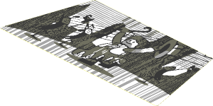 Sticker  4.0 x  8.3 Trapezoidal with Movie Screen