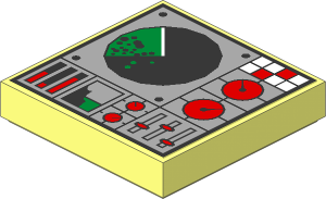 Tile  2 x  2 with Radar and Controls Sticker