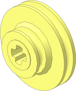 Technic 2-Stage Pulley 1D + 2D