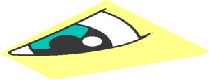 ~Tile  2 x  2 Cut Left with Slanted White and Teal Eye on Right Side Pattern - Print Only
