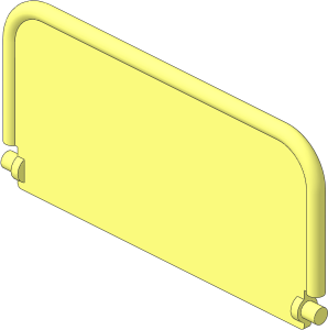 Windscreen  1 x  9 x  4 with Double Curved Bar