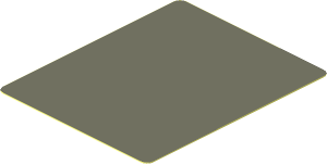 Sticker  2.2 x  1.8 with Dark Bluish Grey Rectangle