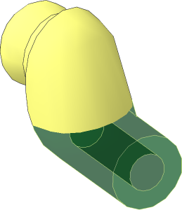 Minifig Arm Right with Bright Light Yellow Lower Arm Pattern