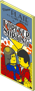 Glass for Window  1 x  4 x  6 with "FOREVER SORTING" Movie Poster Stickers on Both Sides
