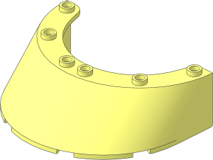 Windscreen  6 x  8 x  2 Curved