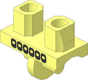 Minifig Hips with SW Pockets Pattern