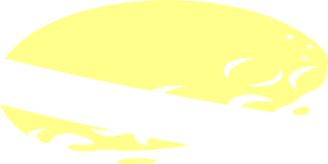 Logo Lego Classic Space - Planet with Craters Left Side