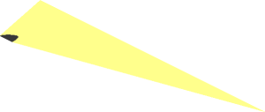 ~Tile  2 x  4 with Black Small Triangle Pattern - Half