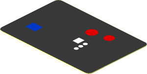 Sticker  1.2 x  1.8 with Buttons and Circuitry
