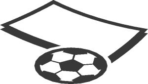 ~Black Flag Border with Football for 2000 Soccer Sets