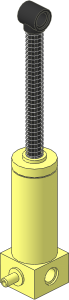 Technic Pneumatic Pump  2 x  2 x  5 with  5.5L Piston (Extended)
