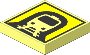 Tile  2 x  2 with Train in Tunnel Pattern