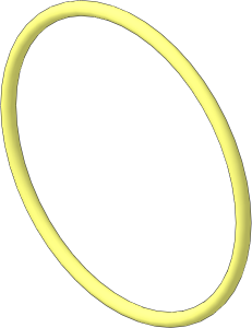 Rubber Belt Round 33 /  1.6