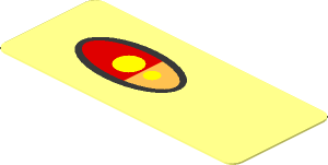 Sticker  0.8 x  1.9 with Tail Light