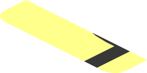 ~Sticker  0.8 x  1.9 with Black Air Vent on Transparent Background Right - Upper Section 6