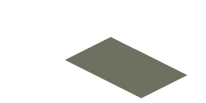 ~Sticker  0.8 x  1.9 with Dark Grey Lines on White Background Front Left - Sixth Face