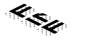 ~Sticker  0.8 x  1.9 with Black "PORSCHE INTELLIGE PERFORM" on Black Halftone Stripes on White Background - Sixth Face