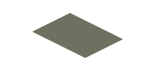 ~Sticker  0.8 x  1.9 with Dark Grey Lines and Black Air Vent on White Background - First Face