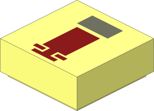 Tile  1 x  1 With SW Mini Snowspeeder Pattern