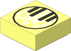 Tile  1 x  1 with SW Hatch Pattern