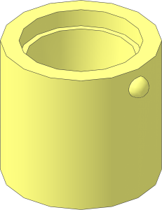 Bucket  1 x  1 x  1 Cylindrical