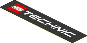 Sticker  0.8 x  3.8 with LEGO Logo and "TECHNIC"