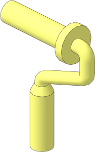 Minifig Paint Roller Brush Handle
