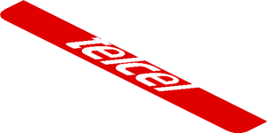 ~Sticker  1.8 x  1.9 with Logos on Red Background - Sixth Face