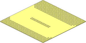 Baseplate 32 x 32 Road 7-Stud Refuge