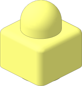 Duplo Primo Brick  1 x  1