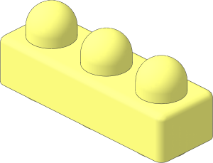 Duplo Primo Brick  1 x  3