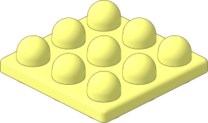 Duplo Primo Plate  3 x  3