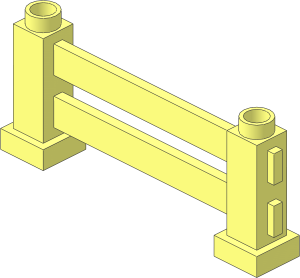 Duplo Fence  1 x  6 x  2