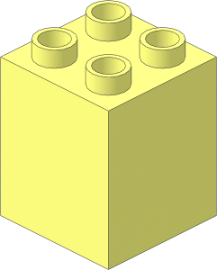 Duplo Brick  2 x  2  x 2
