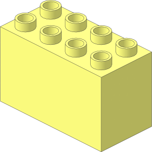 Duplo Brick  2 x  4 x  2
